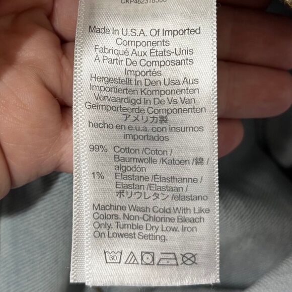 Madewell The Perfect Vintage Straight Jean Ripped Edition Grandbay Wash size 30 - Picture 7 of 7